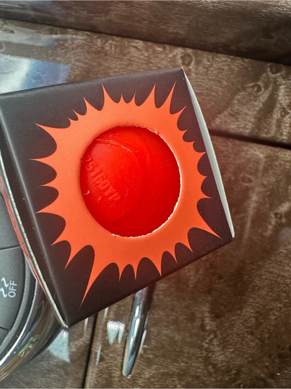 Bright orange Needoh mini  in Box